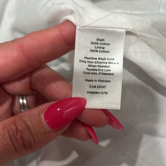 Talbots NWT Buffalo Checker print Tiered Midi Skirt black white PETITE XS - Picture 8 of 8